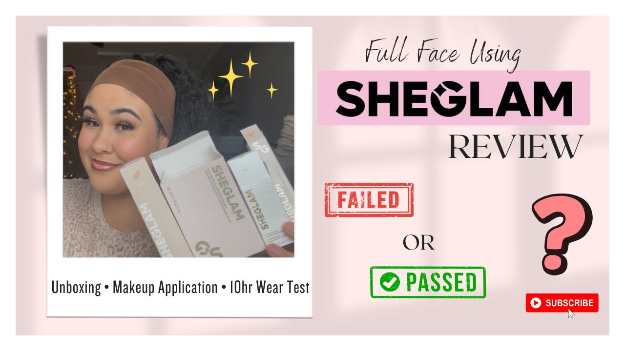 SHEGLAM Full Face Makeup Review | Unboxing • Makeup Application • 10hr Wear Test *Honest Review* 