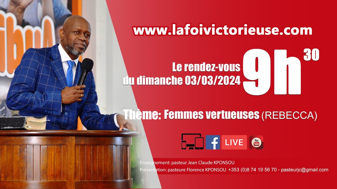 Femmes vertueuses - Vol 4 avec le pasteur Jean Claude KPONSOU