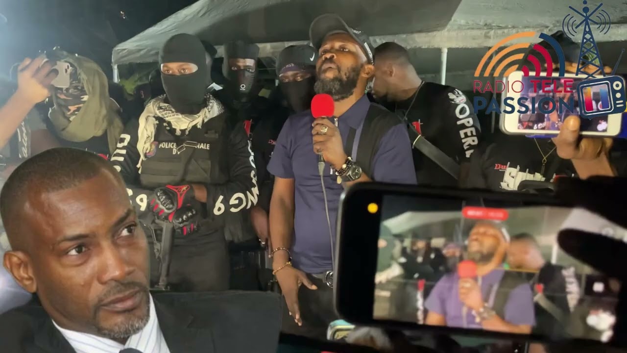 Kòmandan Samuel ak pèp kanapevè fè bwa kale sou Harrisson Ernest