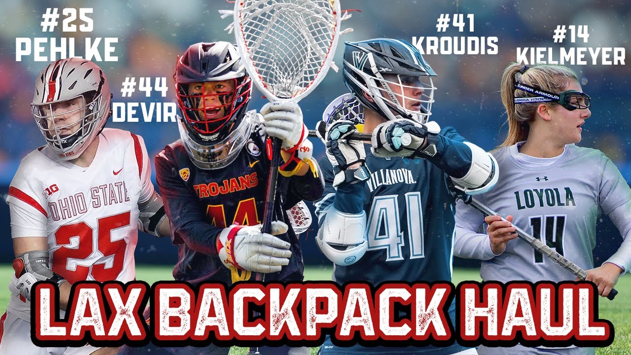 Division one lacrosse backpack haul | school supplies | what’s in my bag