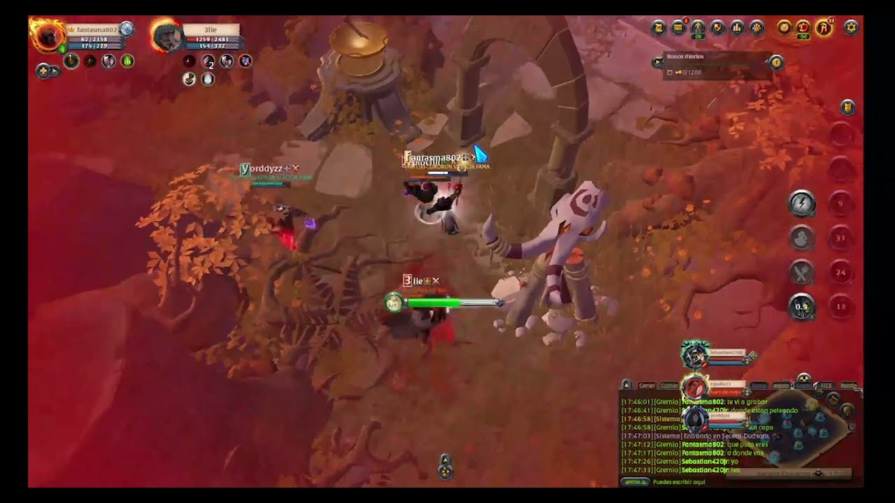 Practicas... cuando no se sabe para que son las tunicas de mago.  Albion online.