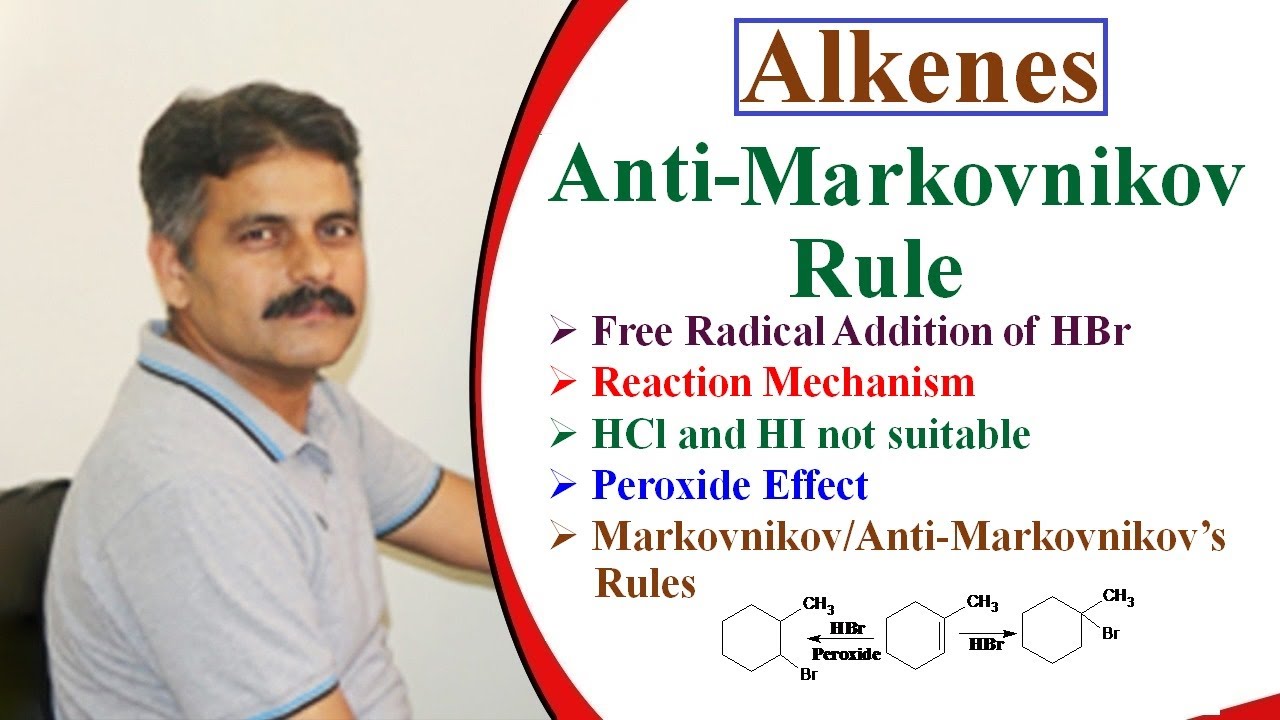 Anti-Markovnikov’s Addition of HBr to Alkenes