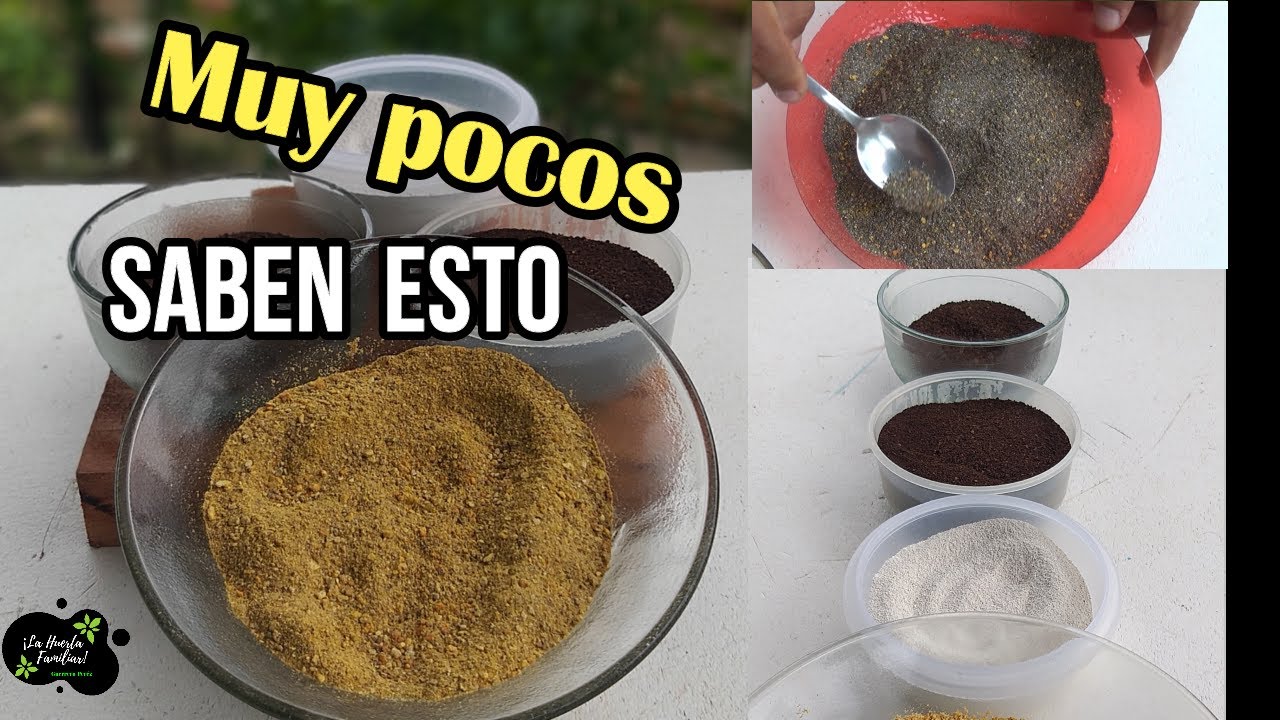 ESTE ABONO ES  MAS PODEROSO Y EFICIENTE QUE CUALQUIER  FERTILIZANTE Y ES NATURAL, BARATO Y CASERO.