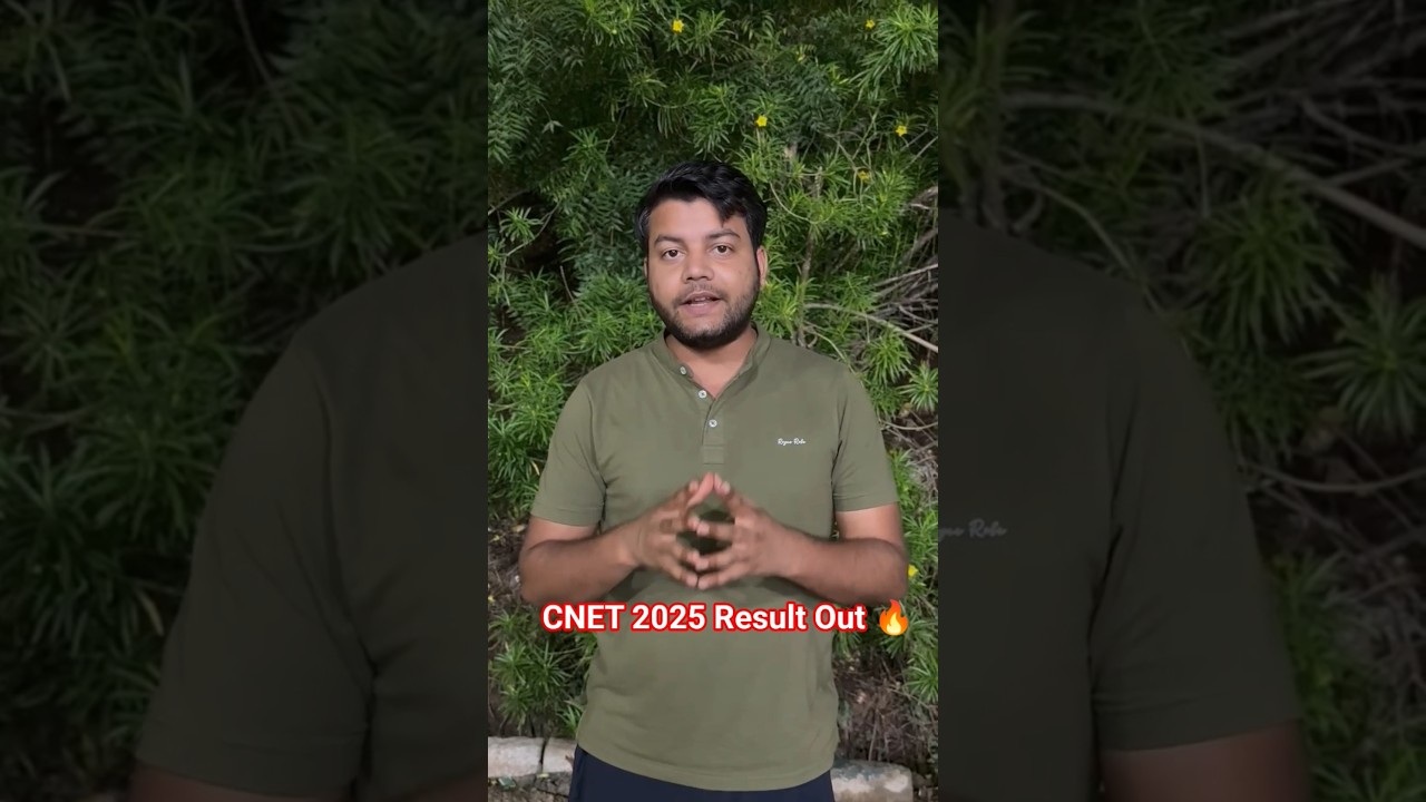 CNET 2025 Result Out🔥 | CNET Result Update #rwa #cnetreault #cnet2025