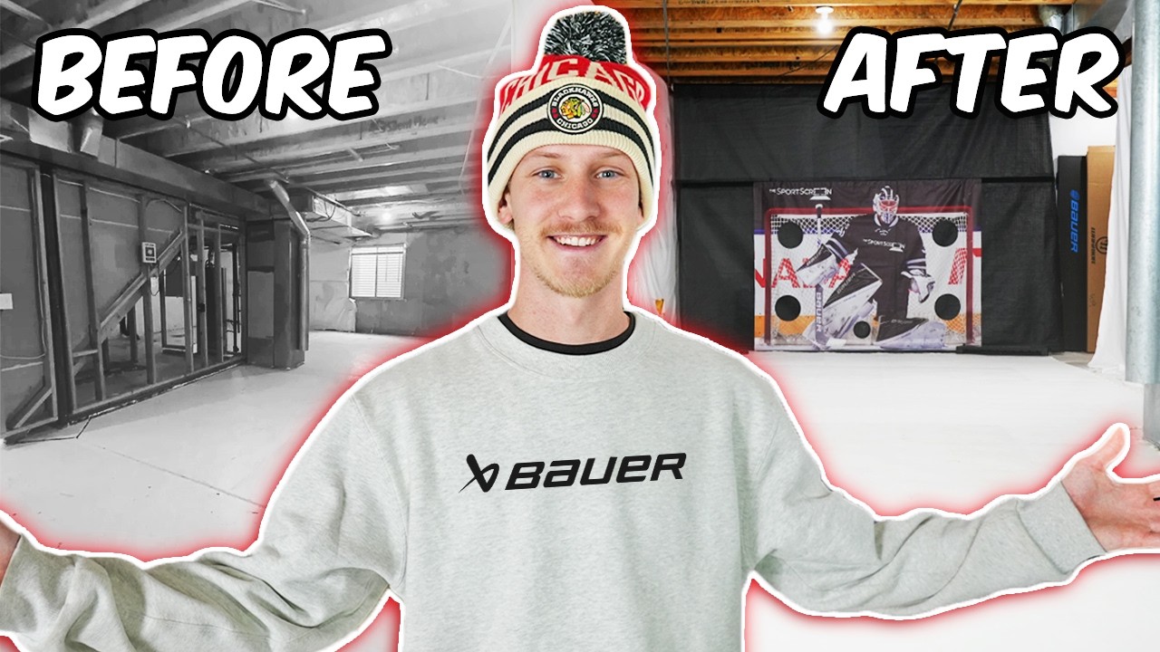 I Built my Dream Hockey Basement for $0