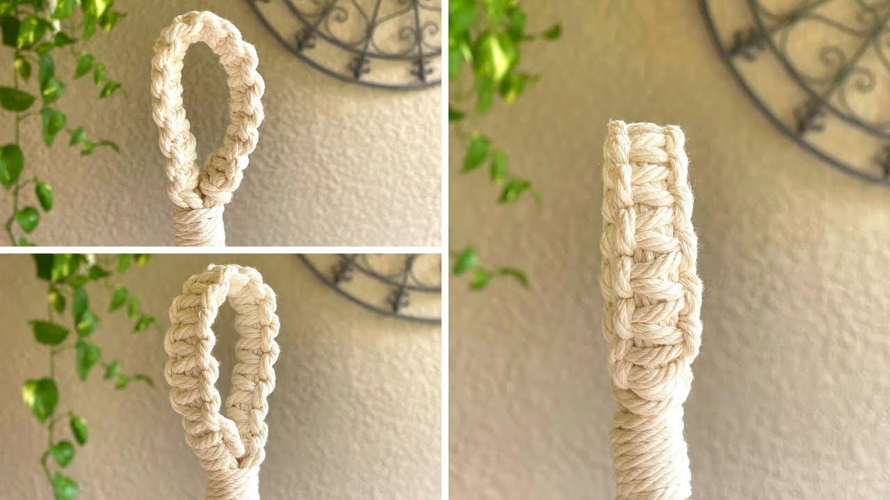 How to Start a Macrame Plant Hanger Without a Ring / DIY / Easy Tutorial