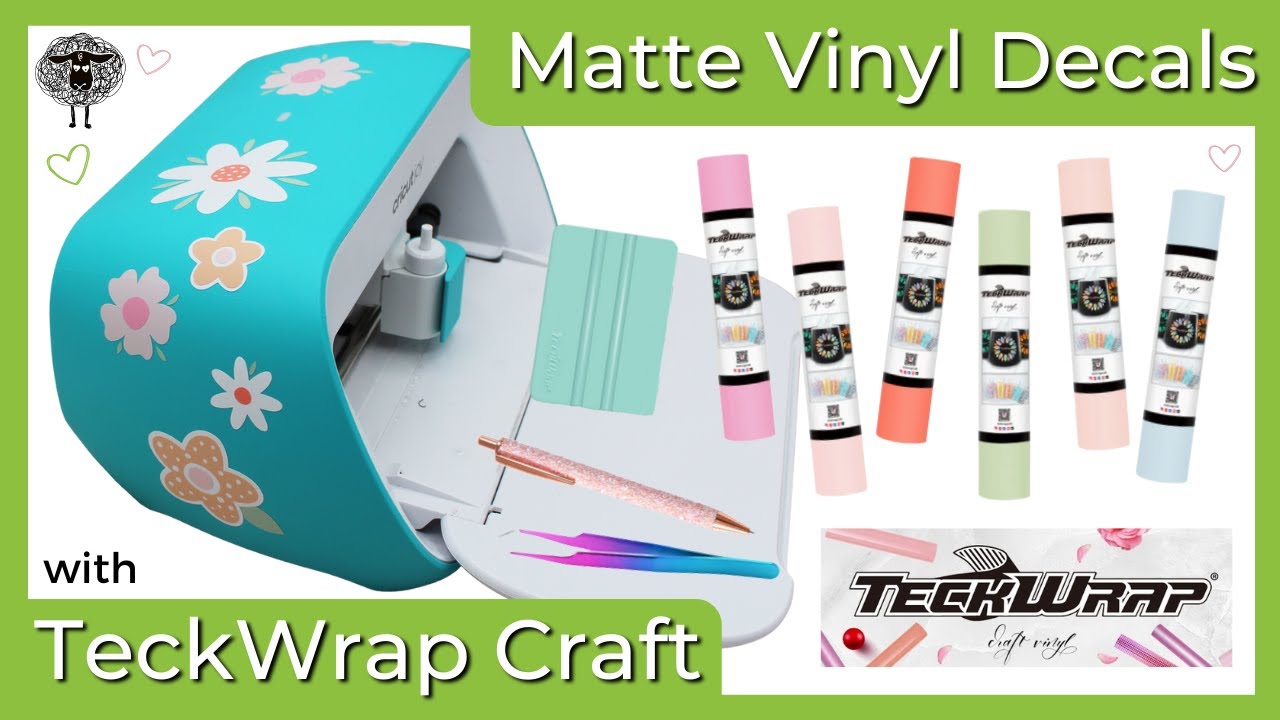Matte Vinyl Decals with TeckWrap Craft Vinyl