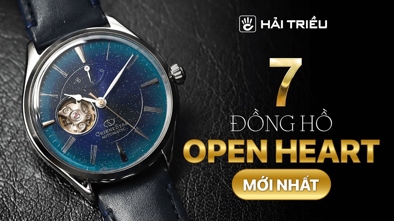 Top 7 đồng hồ lộ máy Open Heart| RE-AT0205L00B|FOSSIL ME3167|DOXA D211SGY|TISSOT T063.907.16.058.00