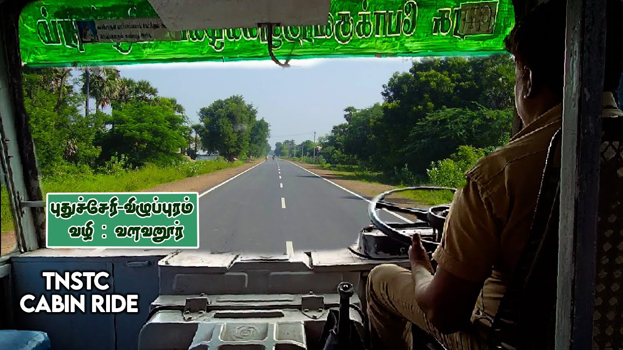 TNSTC GREEN BUS 3X2 CABIN RIDE VLOG !! | Puducherry to Villupuram | Chettinad Series #2 | Vlog #20