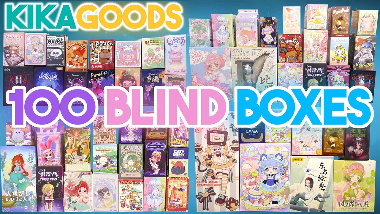Unboxing 100 Kikagoods Blind Boxes
