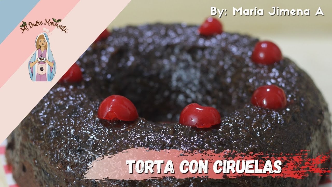 Torta De Ciruelas Pasas y Vino - Mi Dulce Marianita