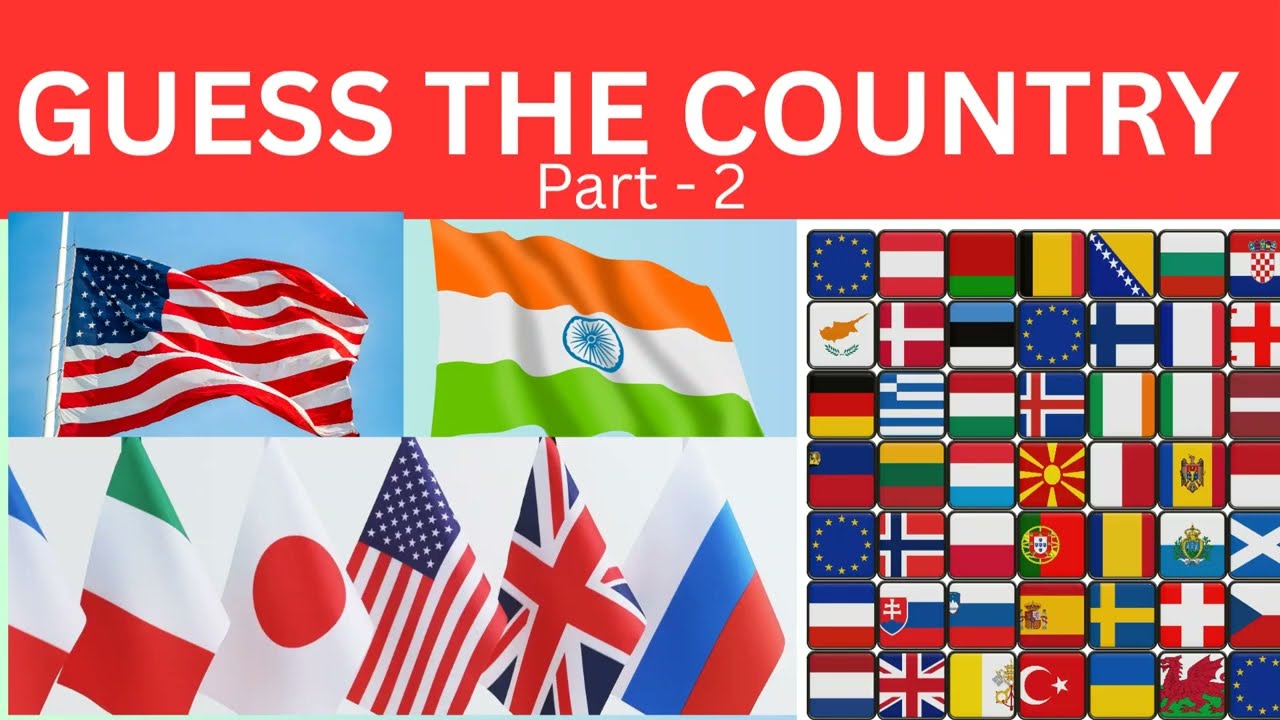 Country Flags Quiz for Kids 🚩 | Fun & Easy Flag Game part -2