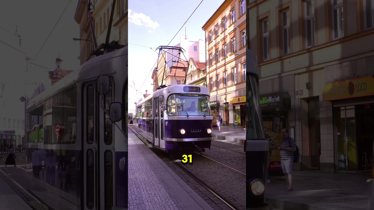 A rare sight of T3 Coup&eacute; cruising through Prague #praguecity #czech #tram #tramvaj #czechrepublic