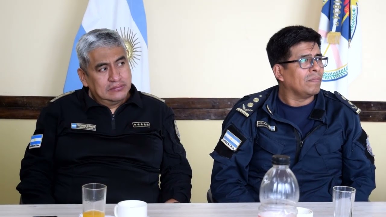 Reunión con fuerzas de seguridad para coordinar el desfile en honor a San José en ciudad perico 2026
