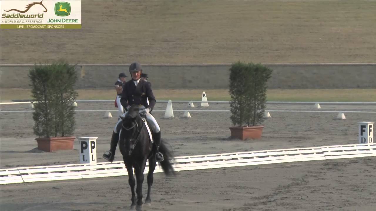 Heath Ryan & Regardez Moi (NSW) - Grand Prix - 2013 Saddleworld AUS Dressage Championships