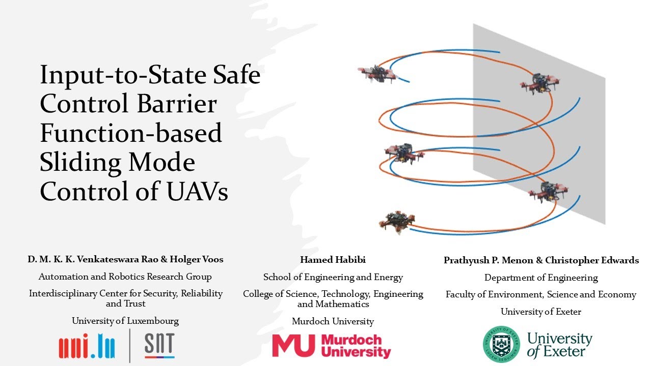 Input-to-State Safe Control Barrier Function-based Sliding Mode Control of Unmanned Aerial Vehicles