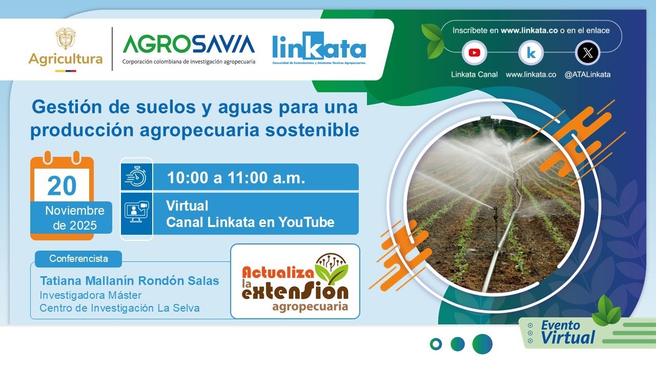 Gestión de suelos y aguas para una producción agropecuaria sostenible.