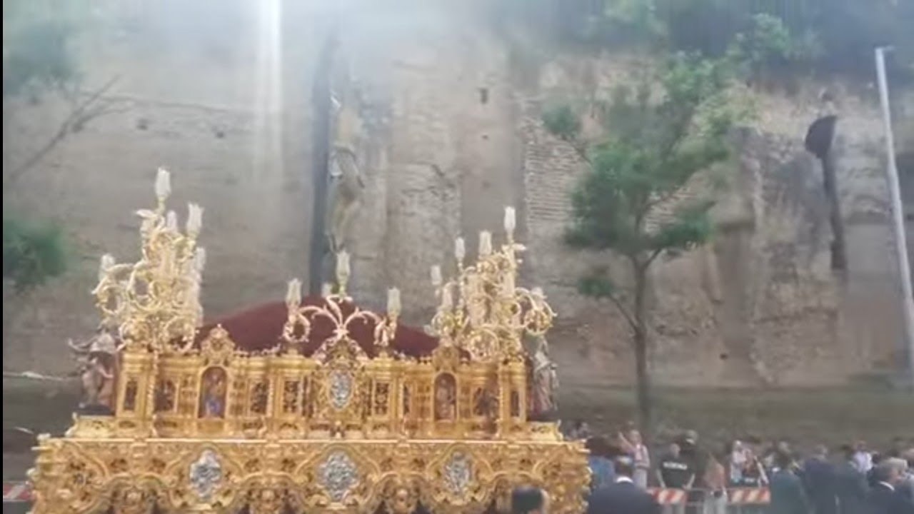 El Cachorro en Via Claudia - Procesión Jubileo Cofradías Roma 2025