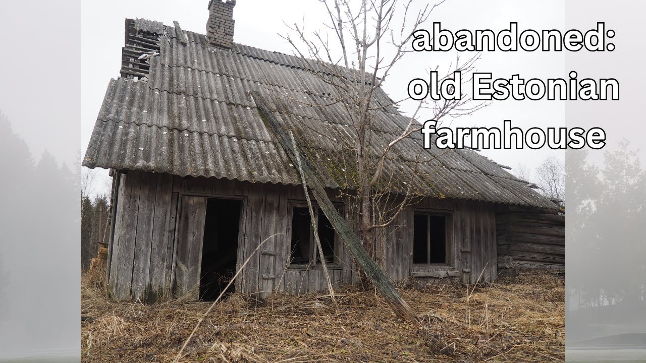 Abandoned: old Estonian farmhouse