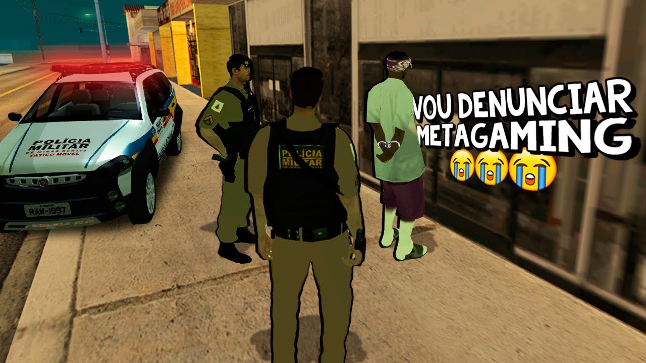 GTA MTA RP - O CHORÃO DO METAGAMING! CHOROU CHOROU CHOROU, SAIU DO RP E PRENDI DO MESMO JEITO...🤷‍♂️