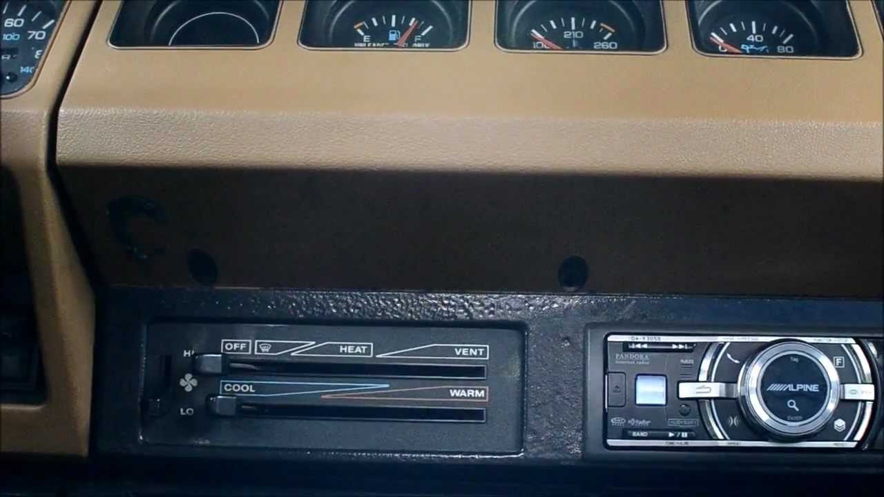 Jeep YJ Dash and Cabin air overview