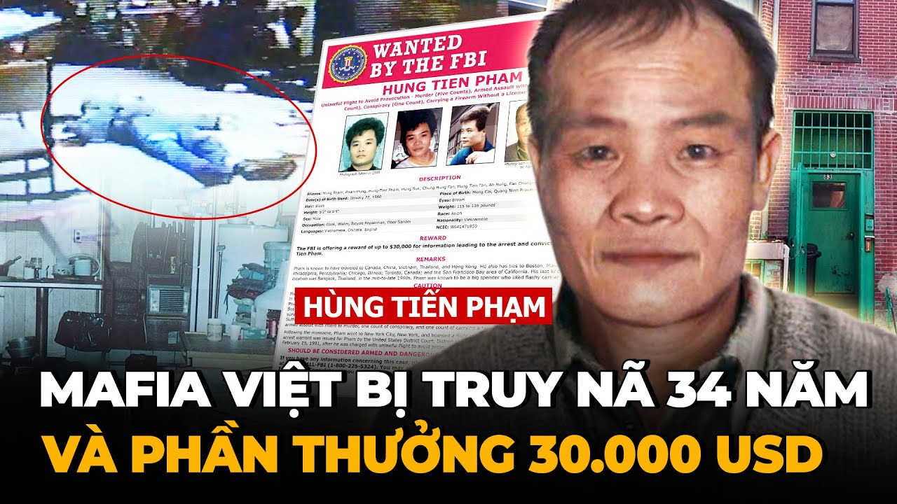 Tên Trùm Người Việt Gốc Hoa bị FBI Truy Nã 30 Năm Nhưng Văn Bó Tay - Đoạt Mạng 5 Người Rồi Biến Mất
