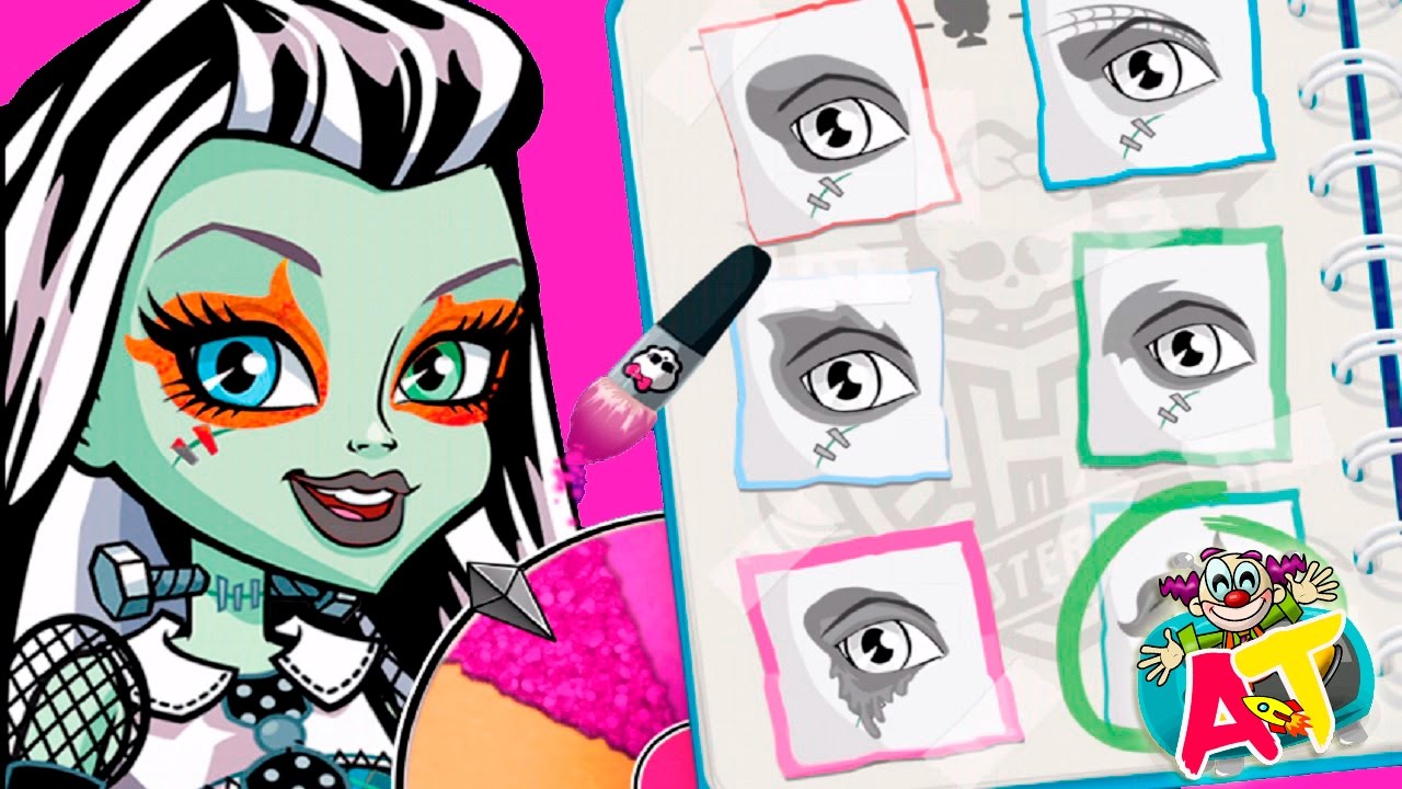 🌟Monster High Conjunto de Miedo - Juegos de Vestir y Maquillar para Niñas