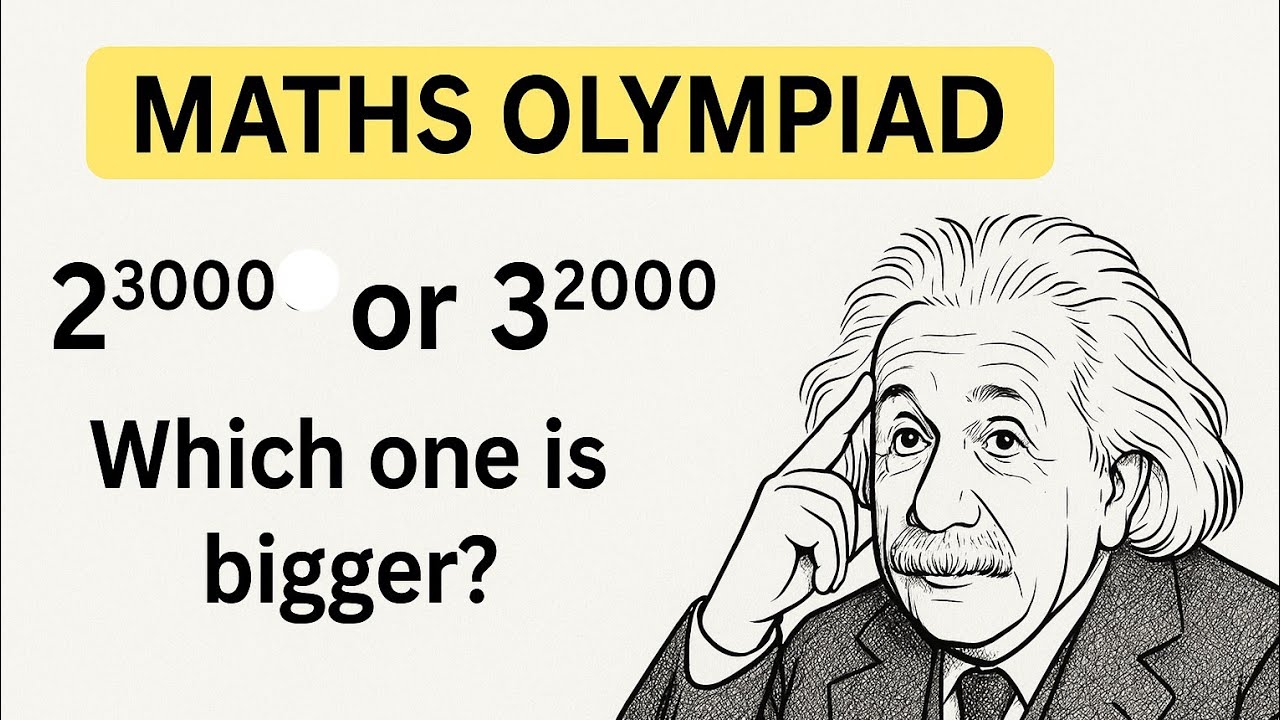 Which is Bigger: 2&sup3;⁰⁰⁰ or 3&sup2;⁰⁰⁰? || Olympiad Maths Challenge