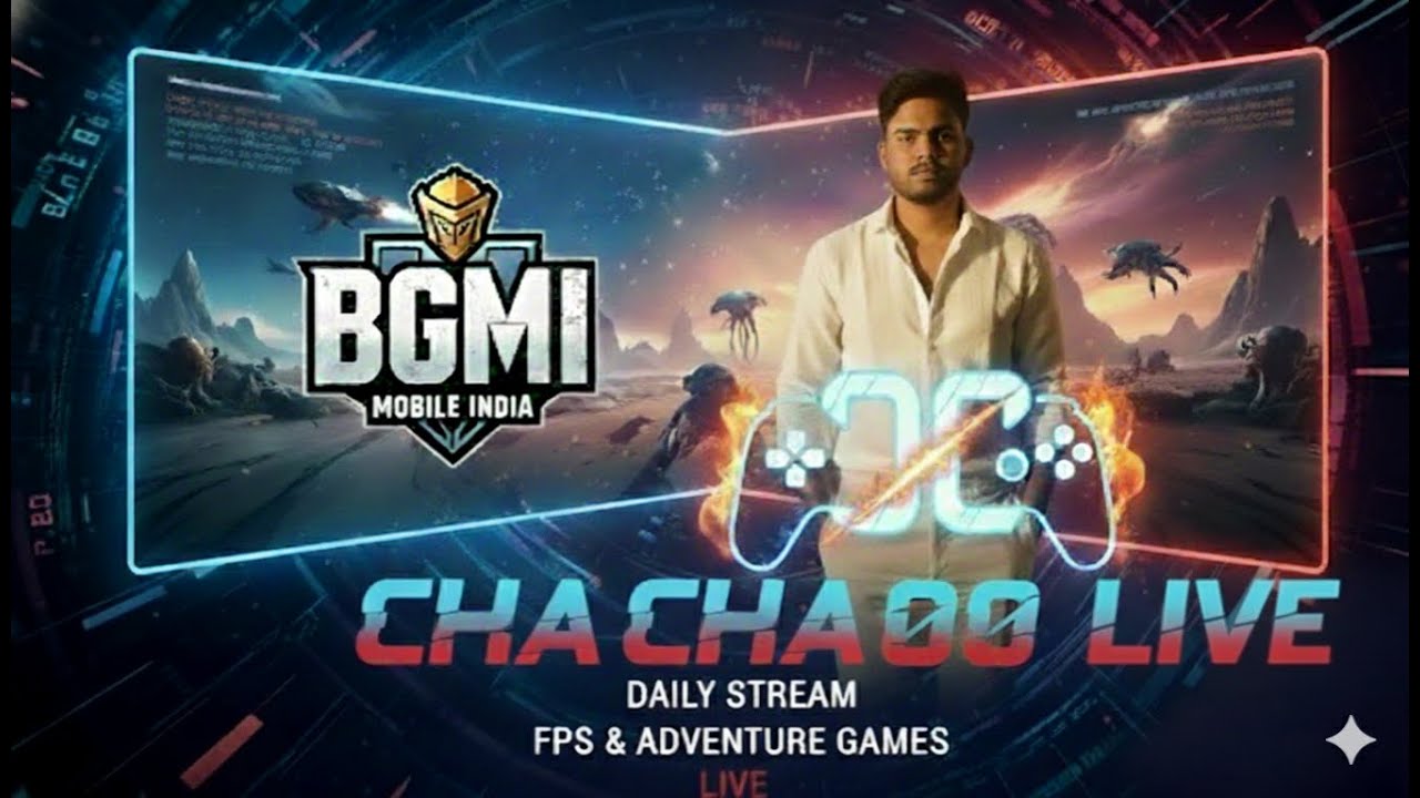 NONSTOPE  12  DAYS LIVE STREAM IN BGMI 2026