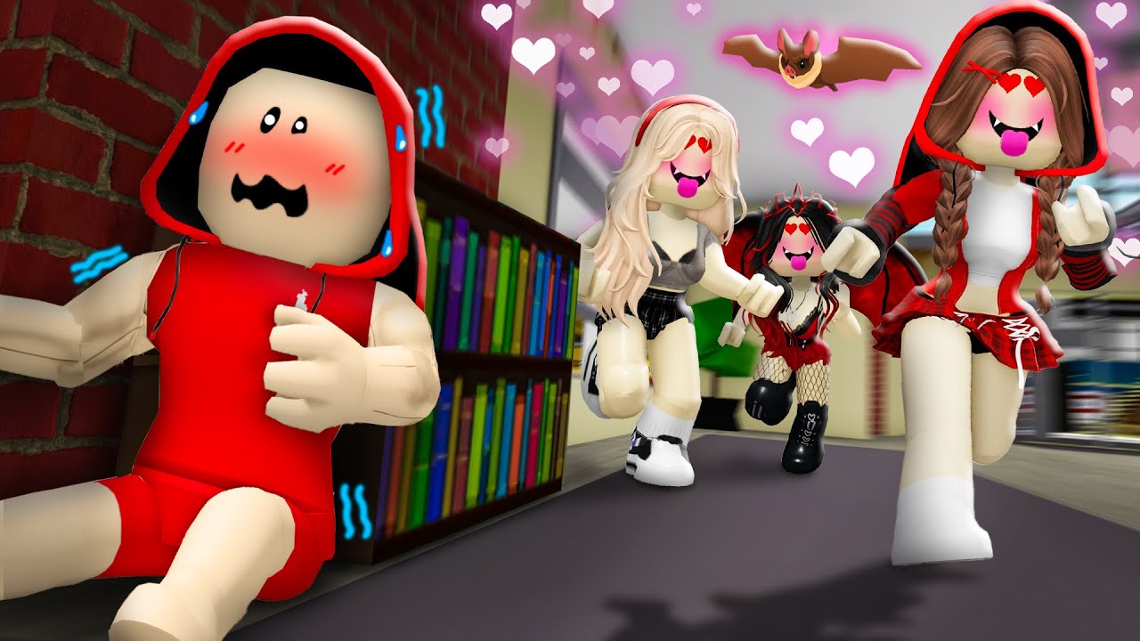JJ Became Popular in a VAMPIRE GIRLS ONLY School - Maizen Roblox