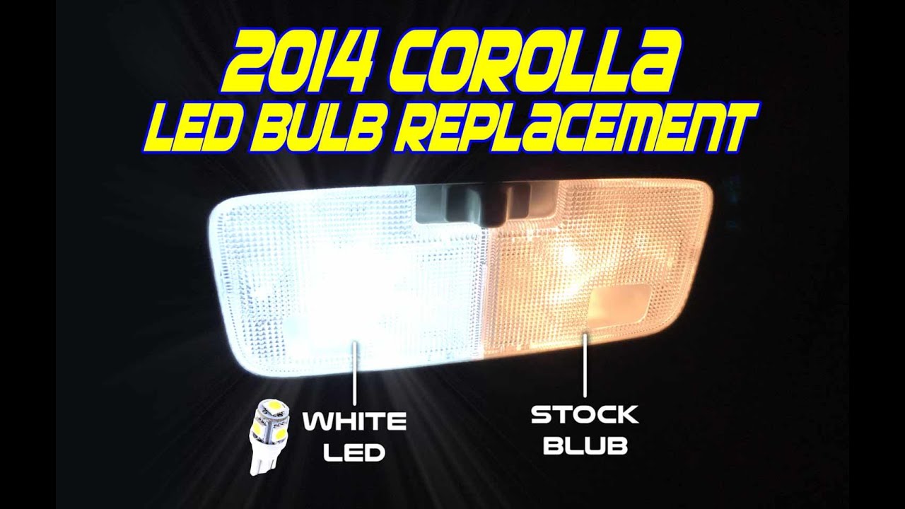 Toyota Corolla LED t10 interior dome light replacement