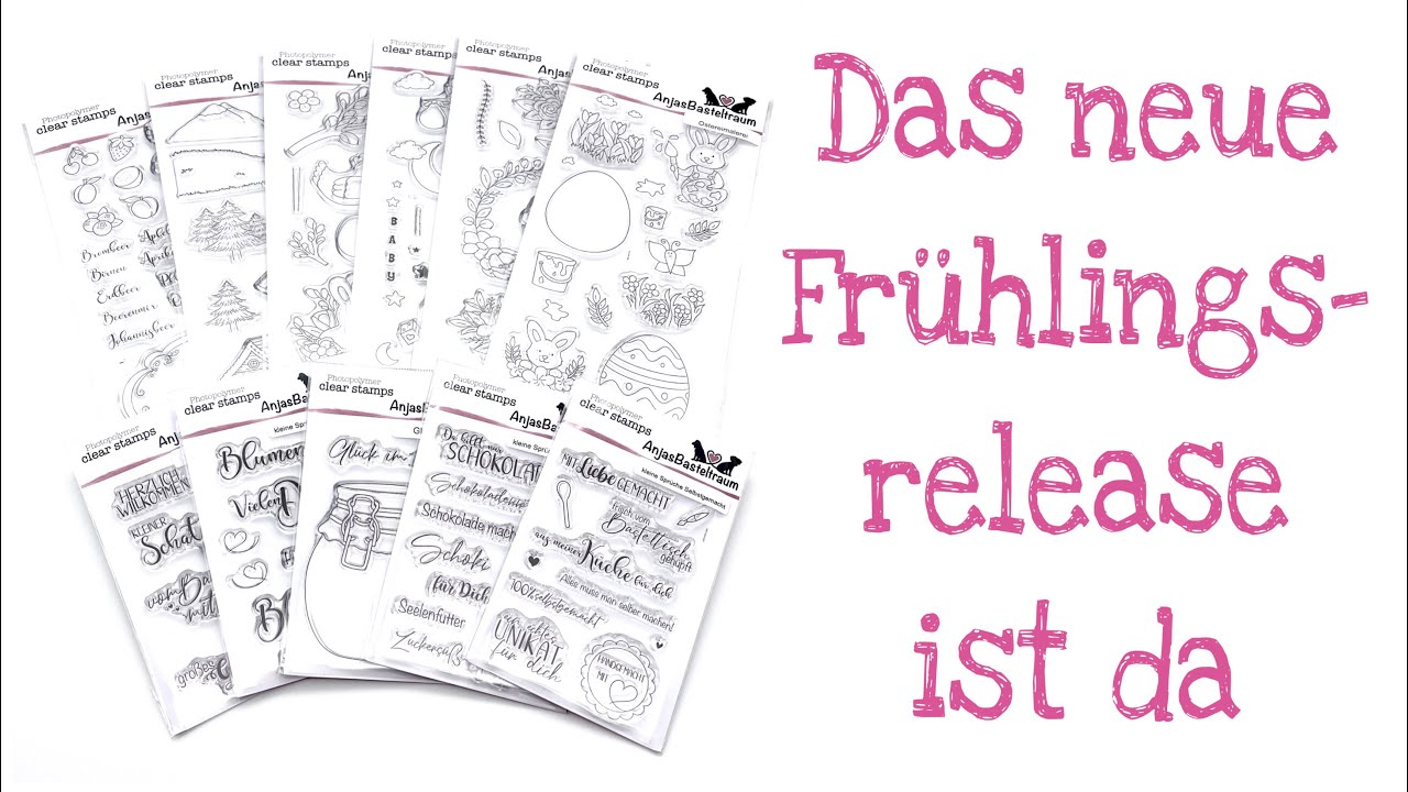 NEW RELEASE Frühling 2023 |die neuen Stempel sind da | Clearstamps