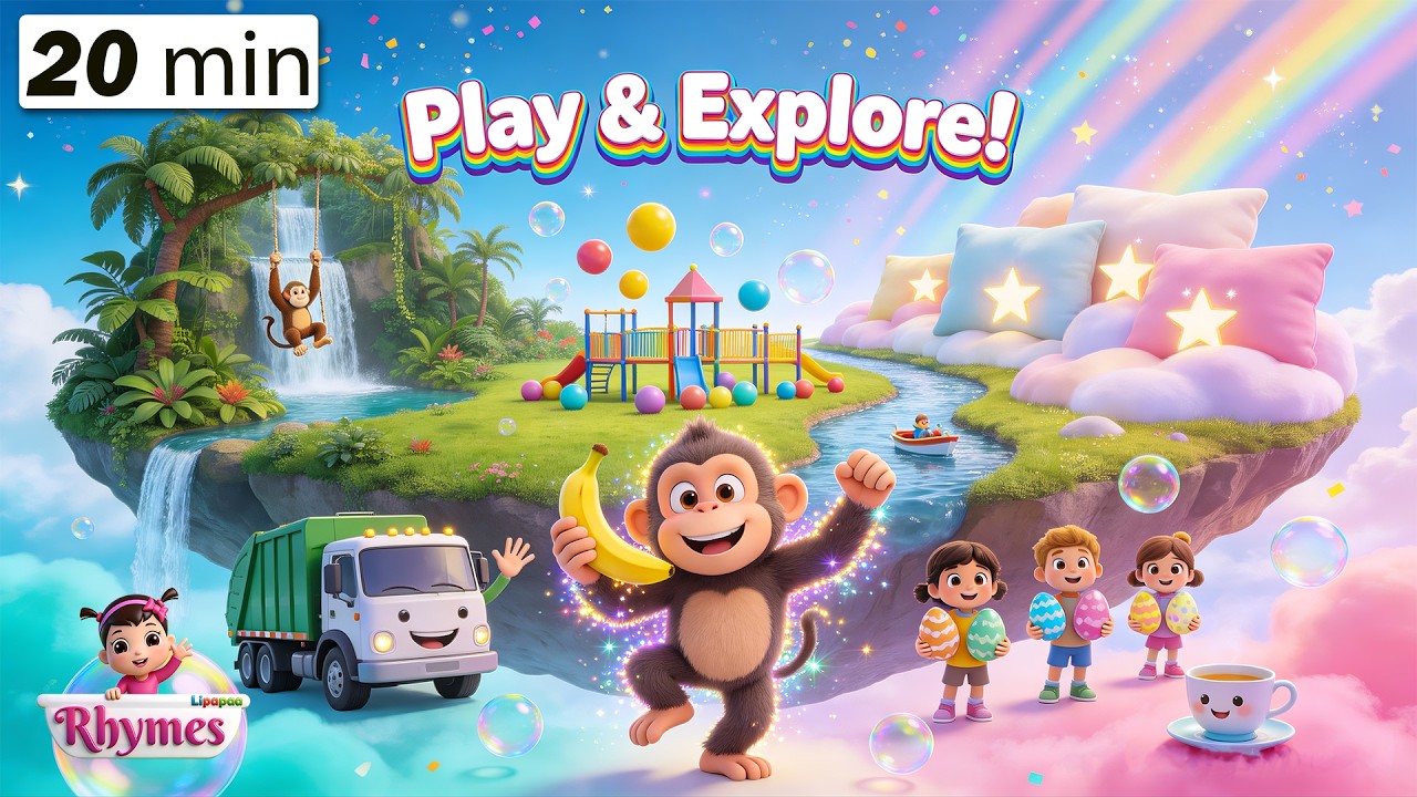 Ultimate Kids Fun Adventure 🍌🌴🛶 | Dance, Learn & Explore!