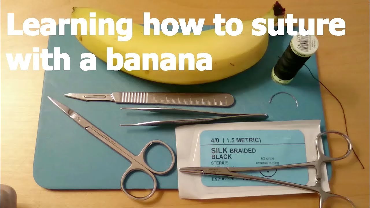 Sutures on Banana