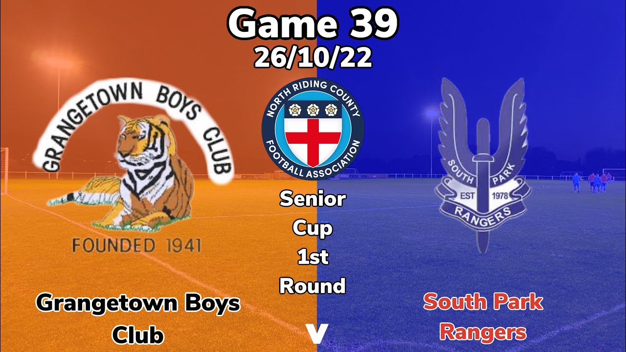 2022/2023 game 39 - Grangetown Boys Club v South Park Rangers, NRSC 1st Round 26/10/22