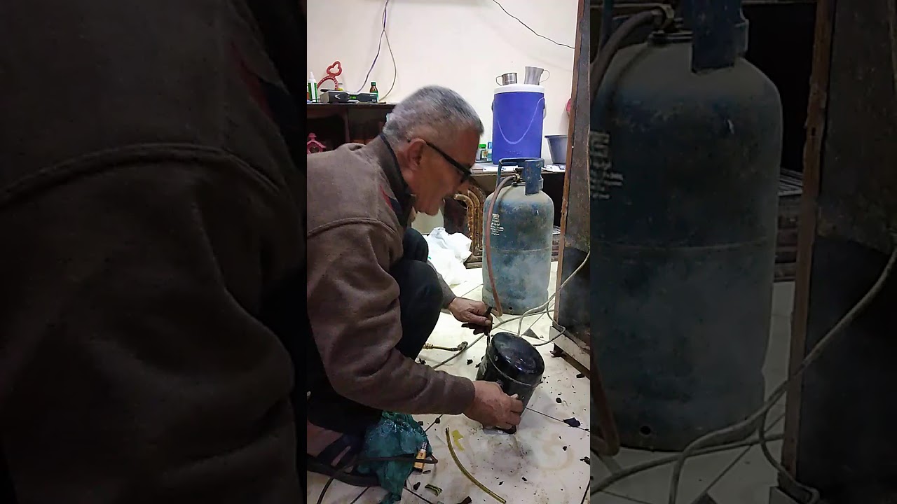 لو الضاغط سحب مياه تعالجه ازاى