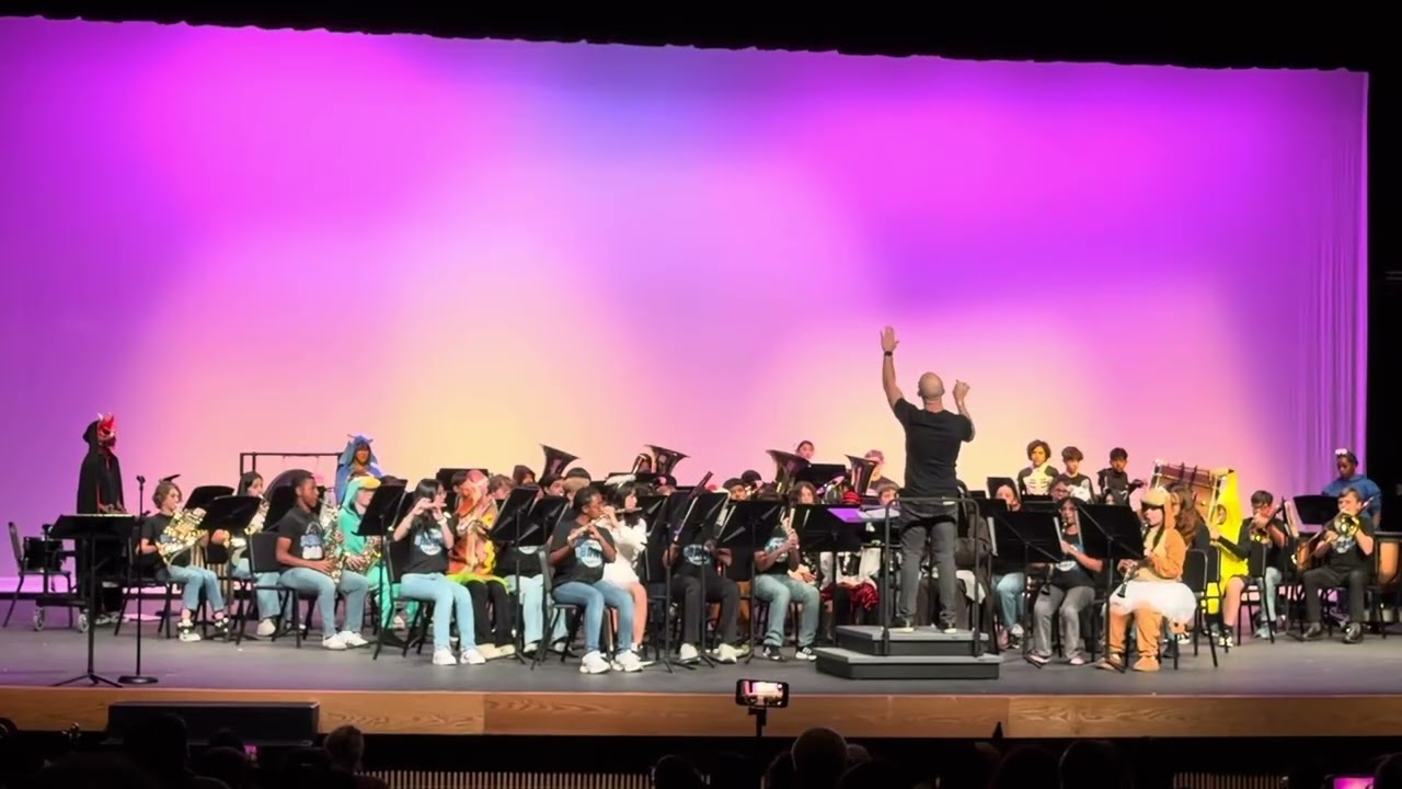 Burnett Jr High Band (Wind Ensemble) - The Cave you Fear - Oct 29th, 2025