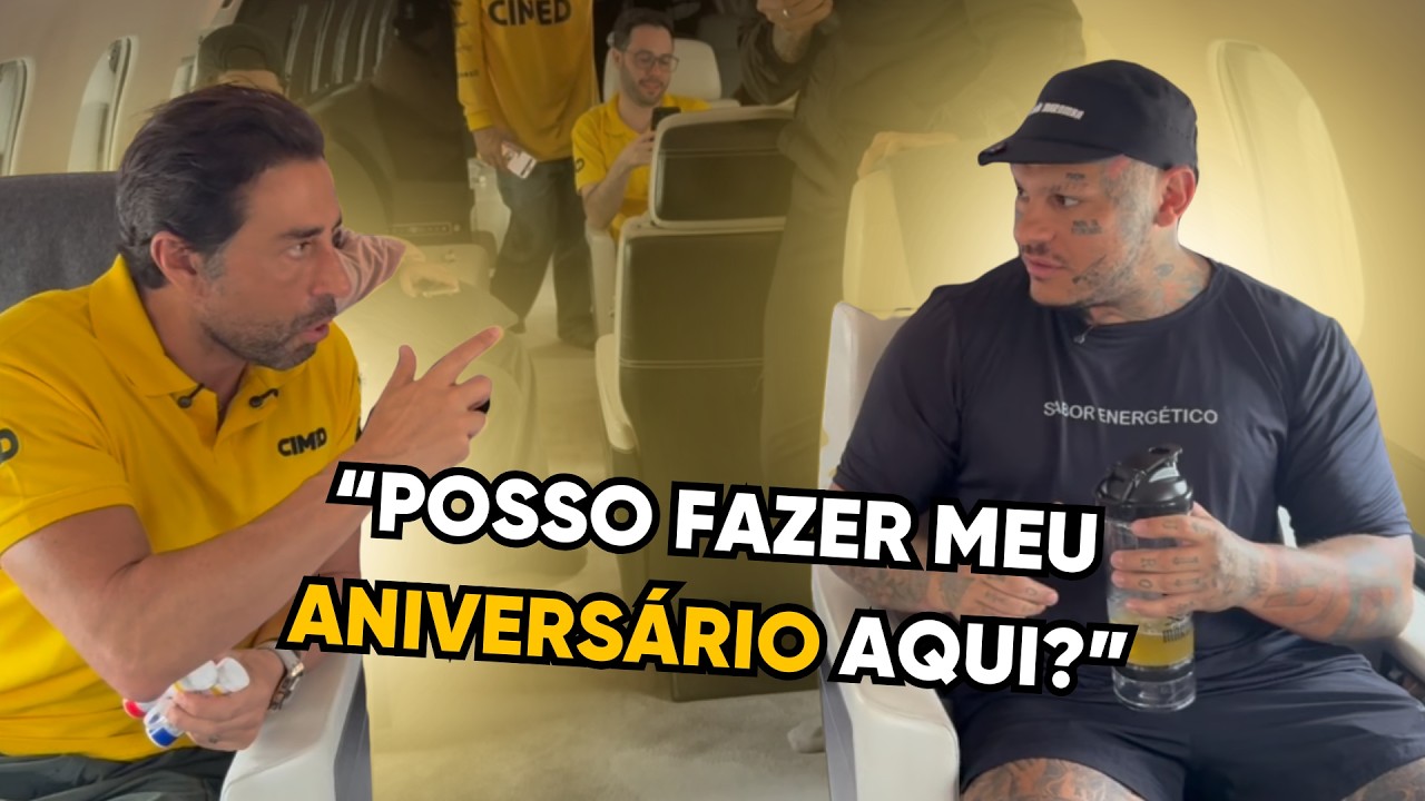 LEVEI O TOGURO PARA DAR UM ROLÊ NO JATO GLOBAL