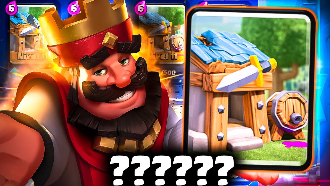 *0.00% USO* CHOZA DE BARBAROS ANTI-META!!!!!! CLASH ROYALE