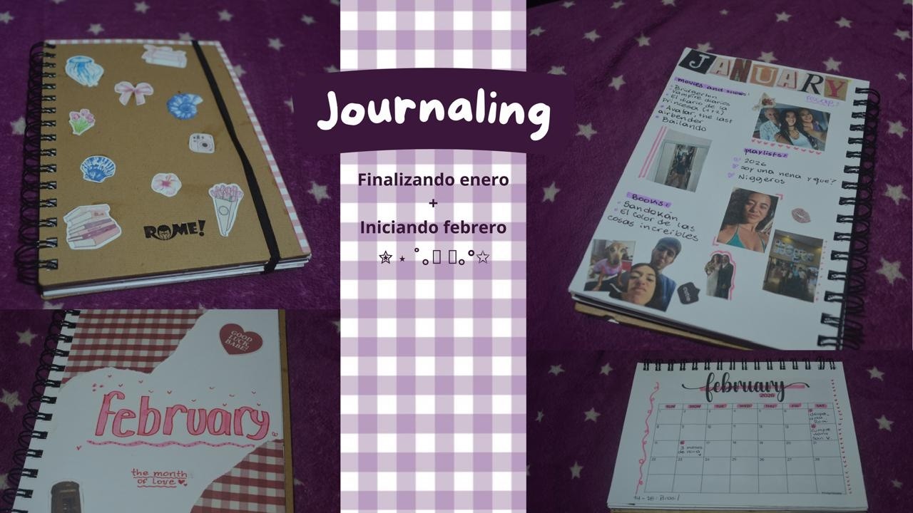 journaling ✨☕📓 I finalizando enero e iniciando febrero 🎀