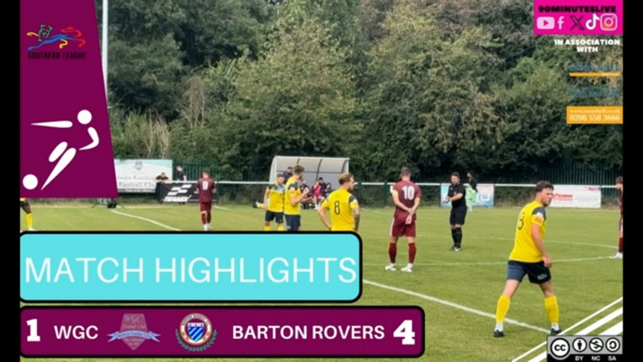 Match highlights of the #Nonleague game  between #Welwyngardencity and #BartonRovers #90MinutesLive