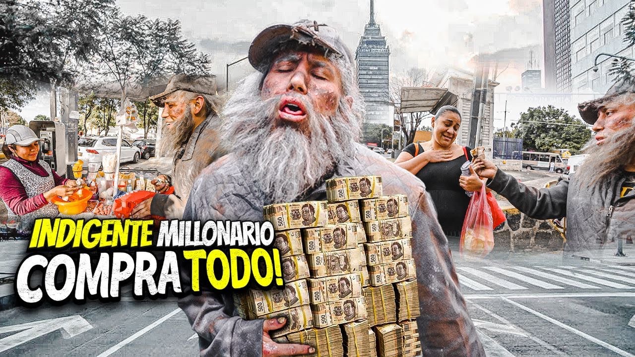 INDIGENTE COMPRA TODOS LOS PUESTOS DE LA CALLE!! 💸💰Pt 2