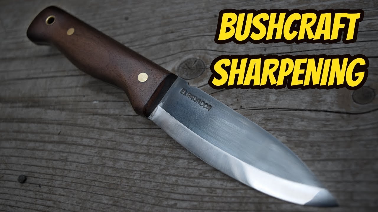 How to Sharpen a [SCANDI / BUSHCRAFT KNIFE]