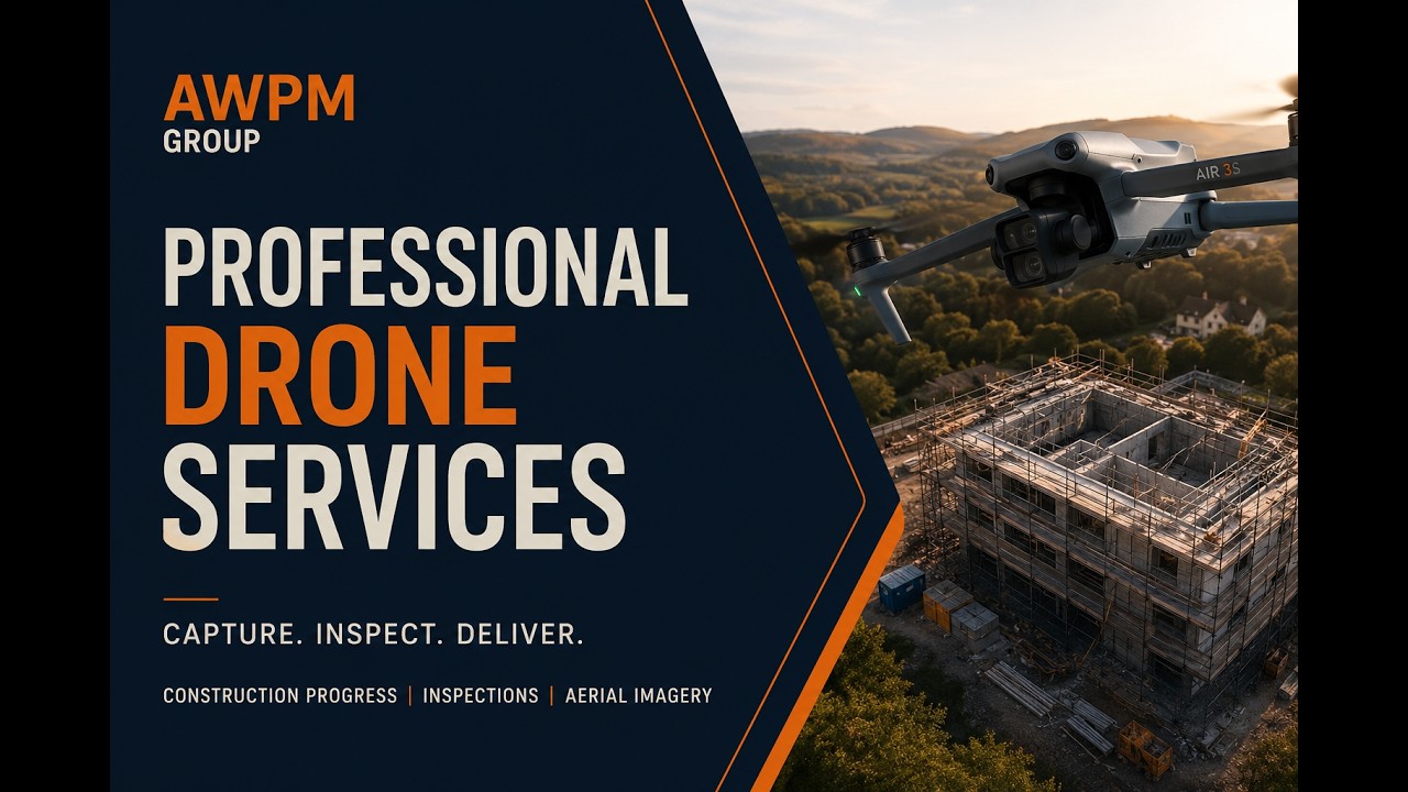 Drone Inspections & Construction Progress Reporting | AWPM Drone Services