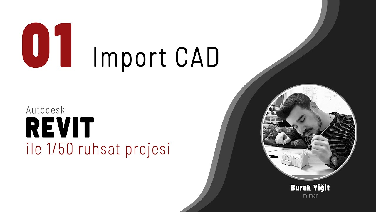 Revit ile Ruhsat Projesi # 1 | import cad