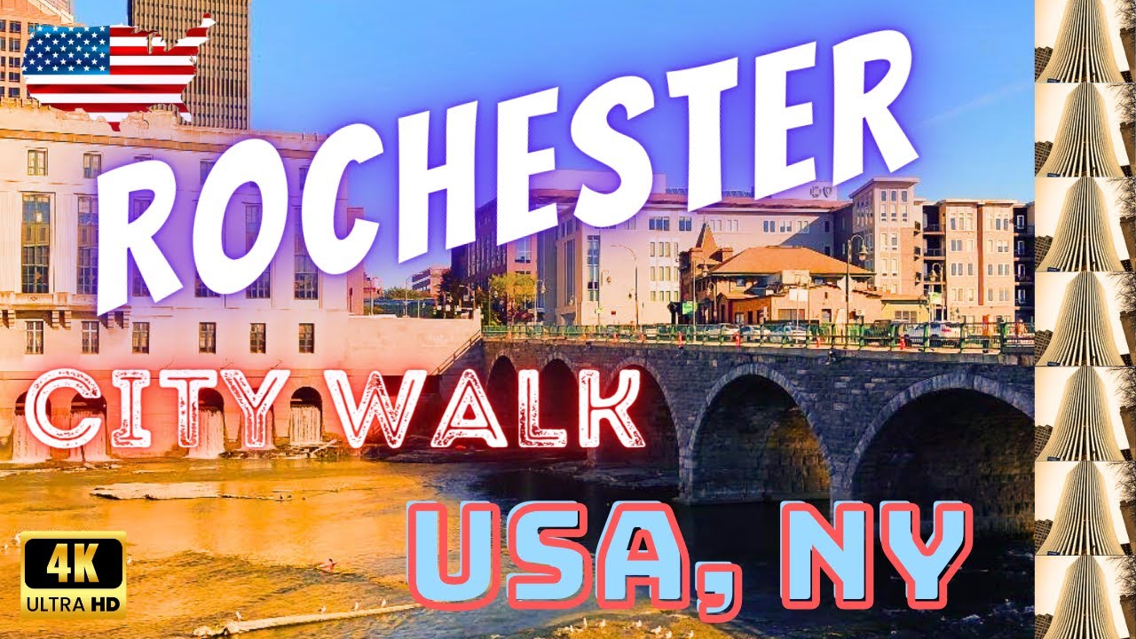 ROCHESTER, NY, USA 🇺🇸 – CITY WALK – 4K WALK