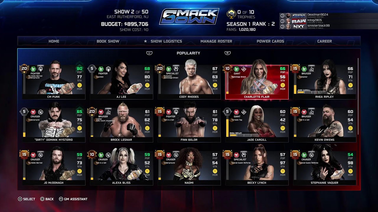 WWE 2k26 (Battle Of The Brands) March 16th 2026