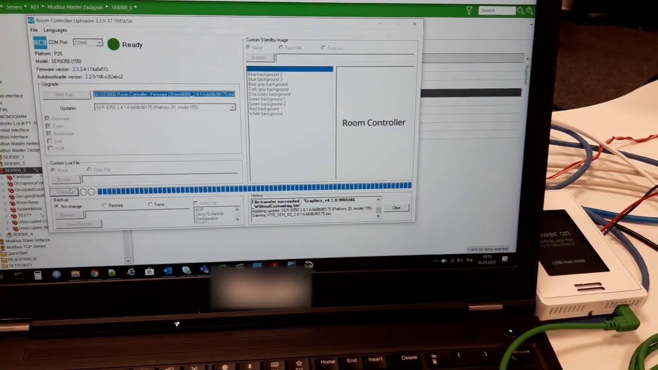 SER8535 device firmware upgrade 2.4.1v using tool version 3.2.0