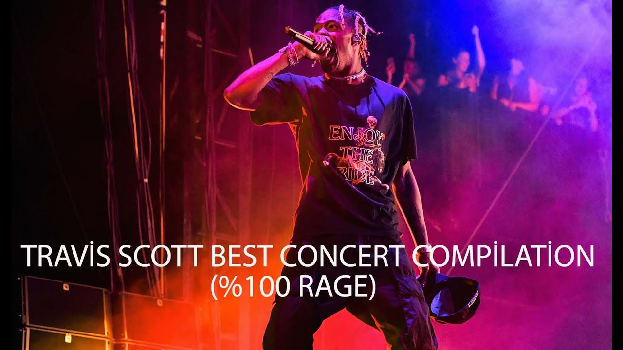 Travis Scott CRAZY CONCERT COMPİLATİON!!!(RAGE)🔥