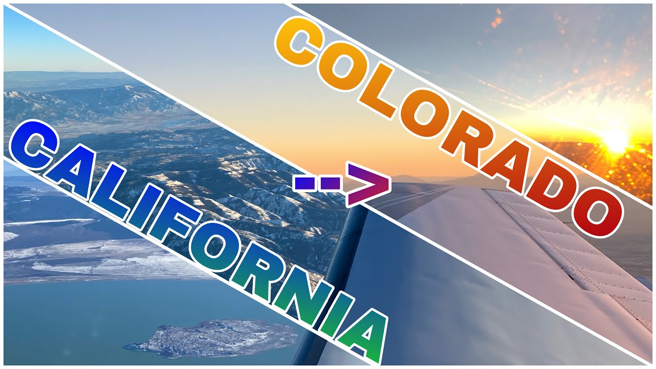 CALIFORNIA To COLORADO in a PRIVATE PLANE! | Piper M350 Malibu Mirage